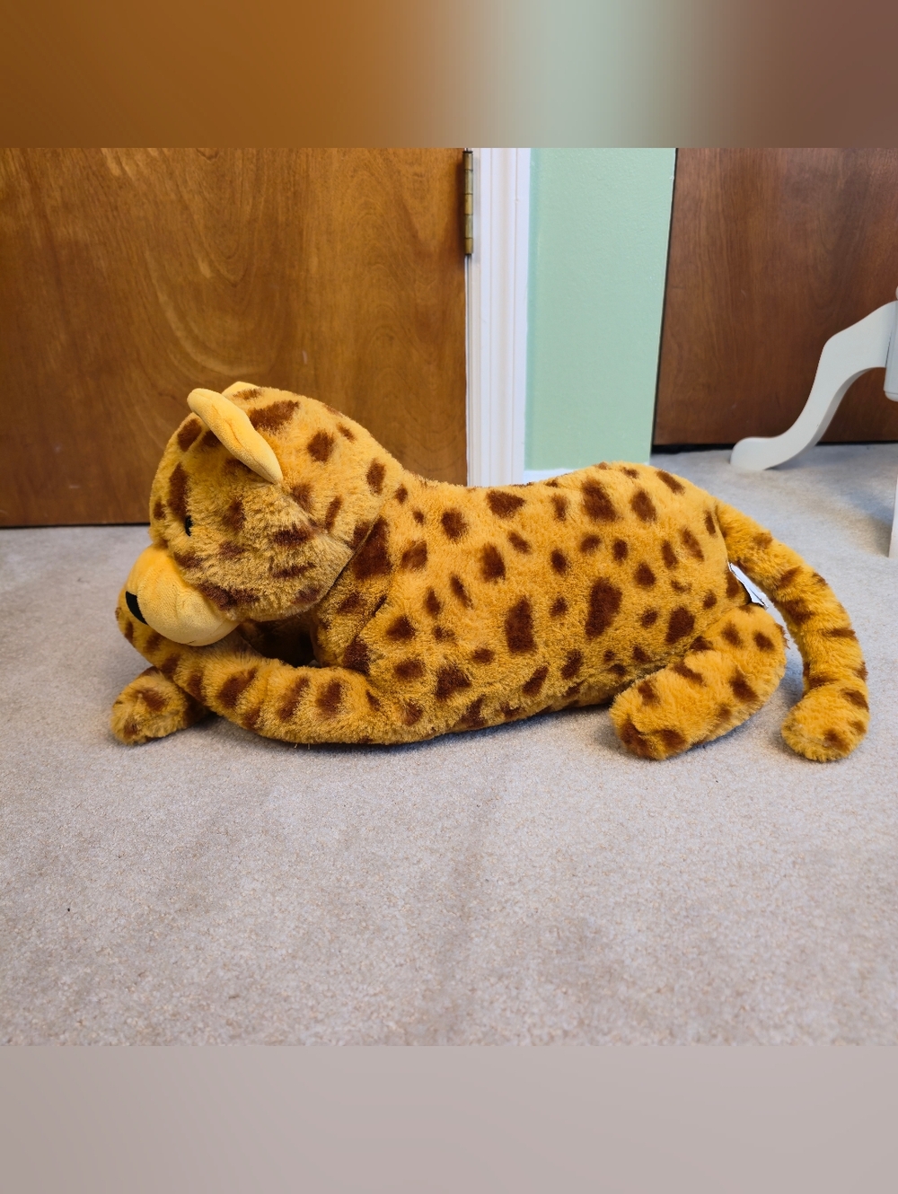 Pillowfort Cheetah Plush Stuffed Animal Throw Pillow 20 Inch Long Spotted